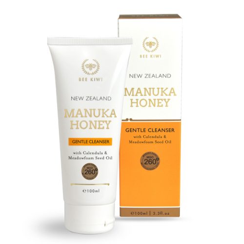 New Zealand Bee Kiwi manuka honey gentle cleanser with box