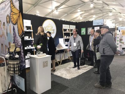 customers at natures beauty gift fair 2017