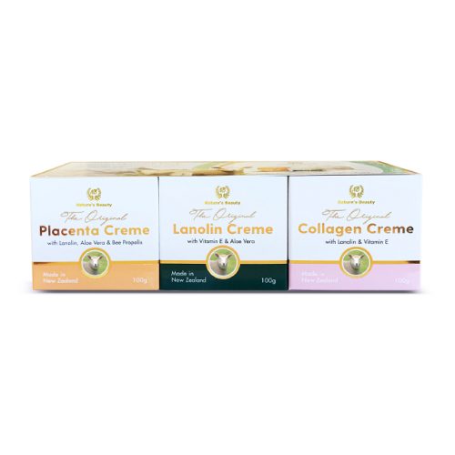 lanolin collagen placenta cream gift set