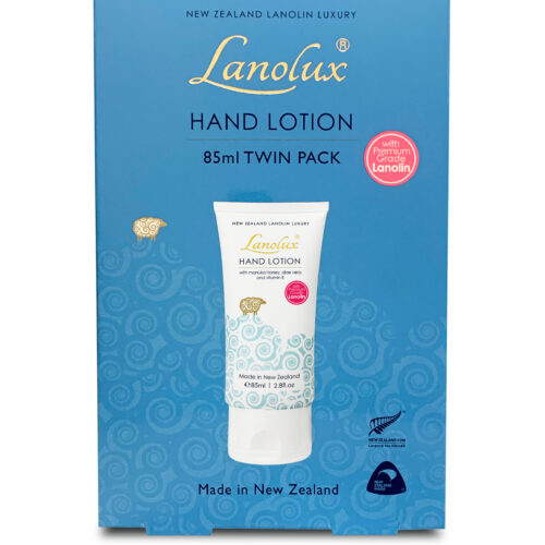 Lanolux Hand Lotion twin pack gift set 2x moisturising hand creams